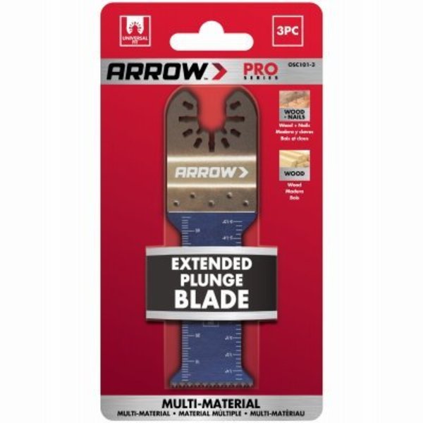 Arrow Fastener 3PC 114 ExtPlun Blade, 3PK OSC101-3